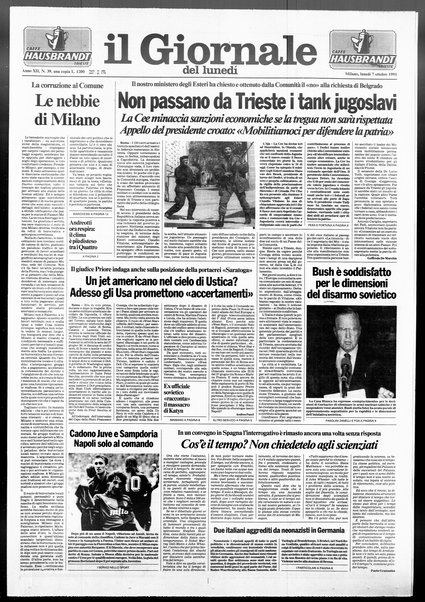 Il giornale del lunedi